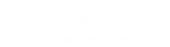 Major Homes certifications: Pacific Home Warranty, BC Housing, EnerGuide, Built Green, HAVAN