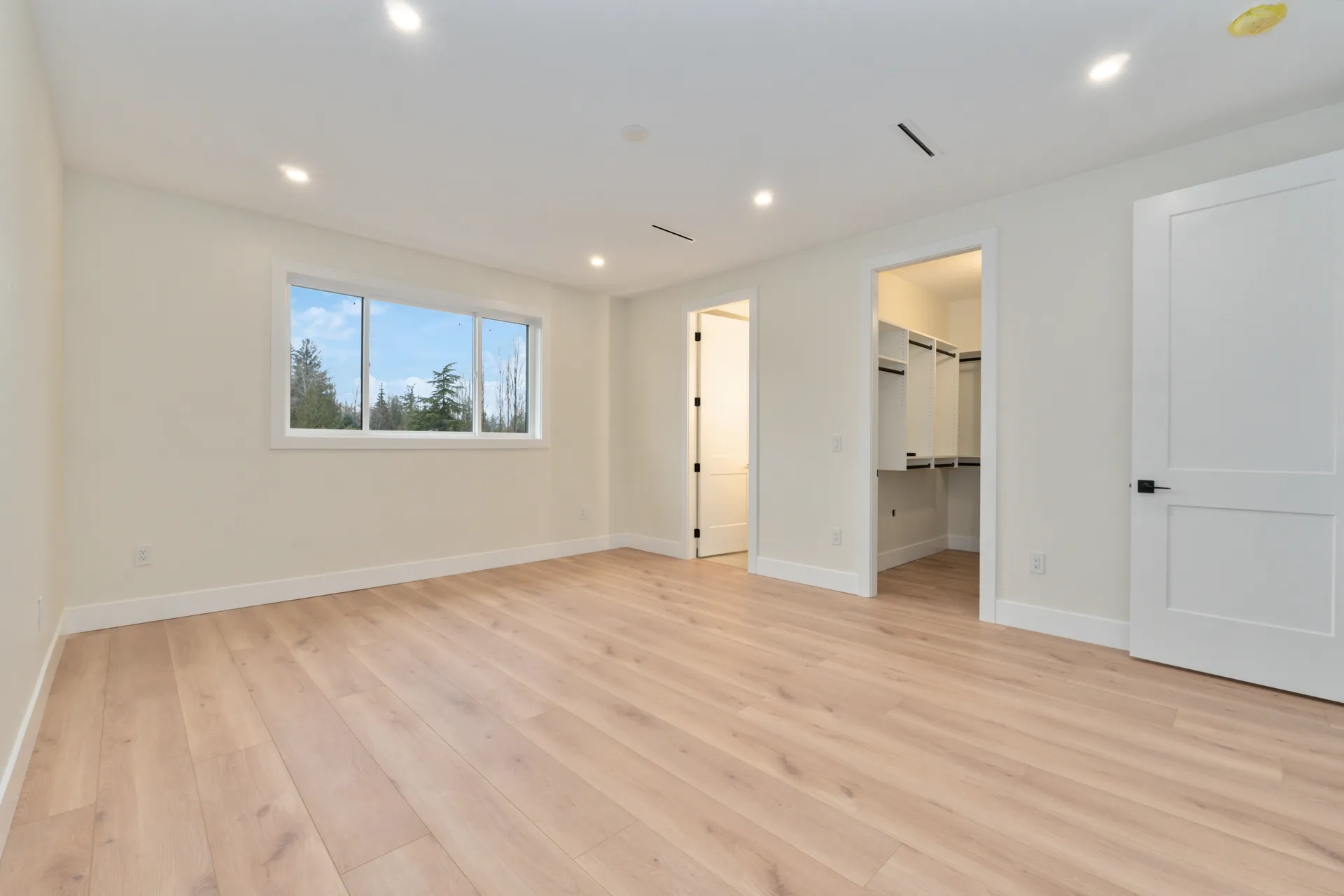Langley modern custom estate, daytime front exterior, view 6