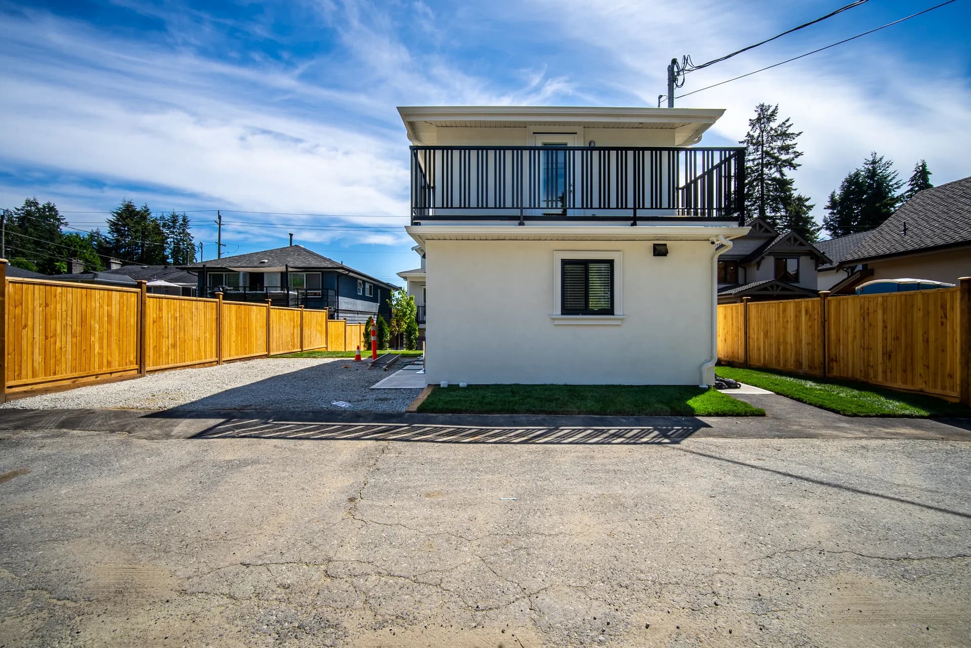 Lower Lonsdale heritage custom home in North Vancouver, daytime front exterior, view 2