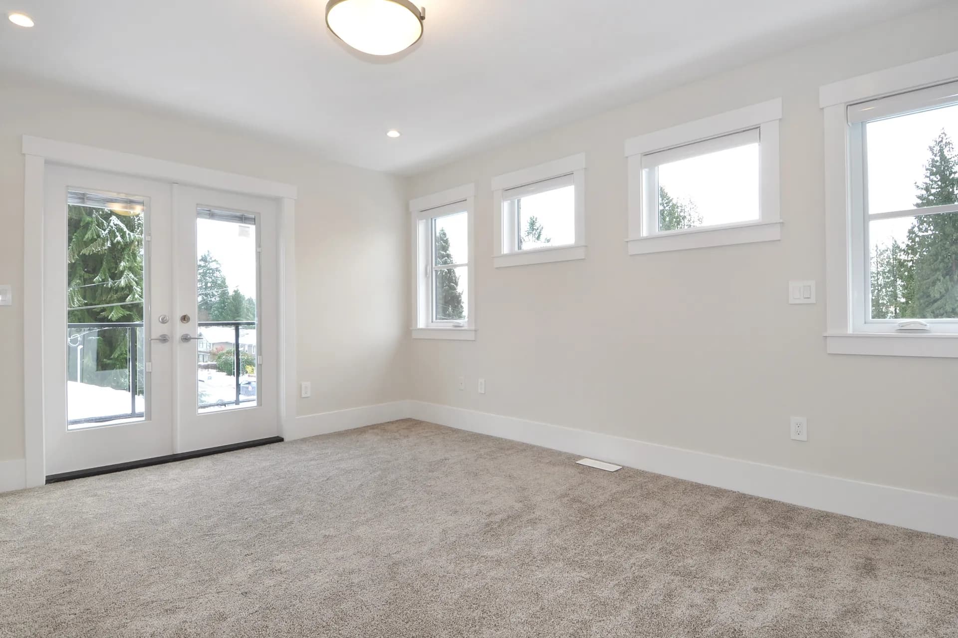 Lynn Valley contemporary family home, open kitchen and living room, view 8